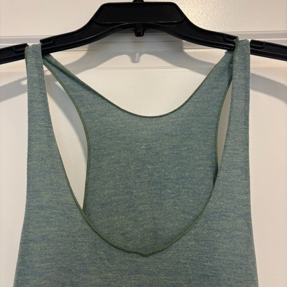 American Apparel Teal Mermaid Razorback Tank Top - Picture 4 of 8